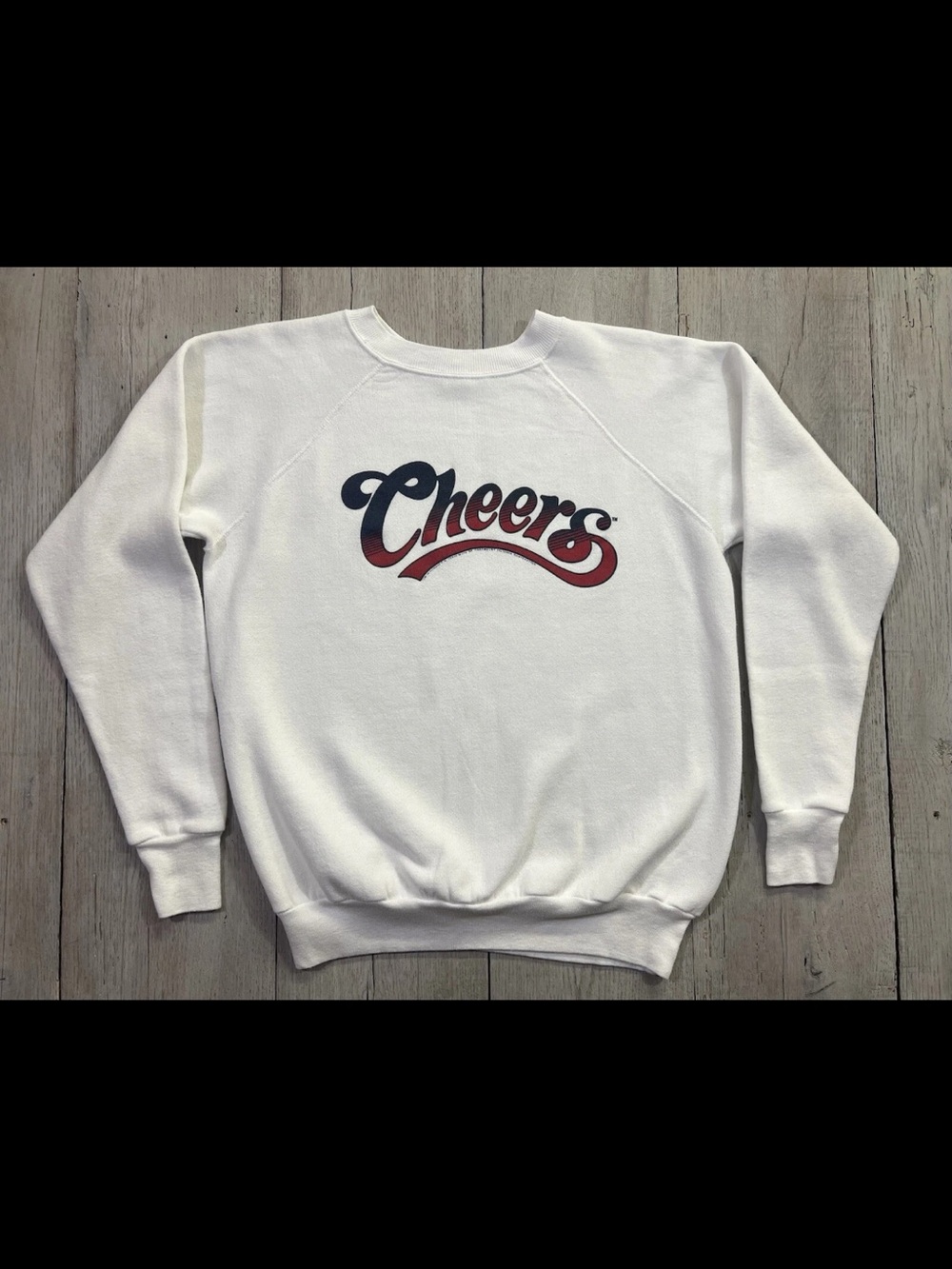 Vintage 80s Cheers Television Promo Crewneck Sweatshirt Size Large